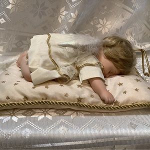 Hamilton Collection Doll Now I Lay Me Down To Sleep Vintage Porcelain